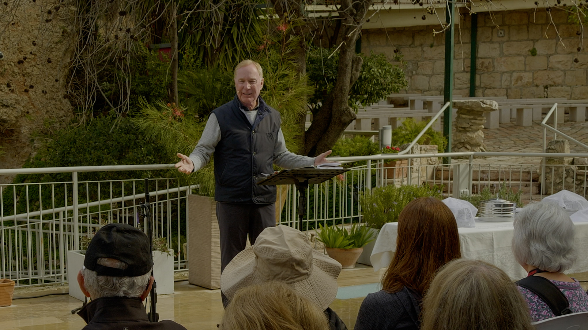 Max Lucado at the Garden Tomb