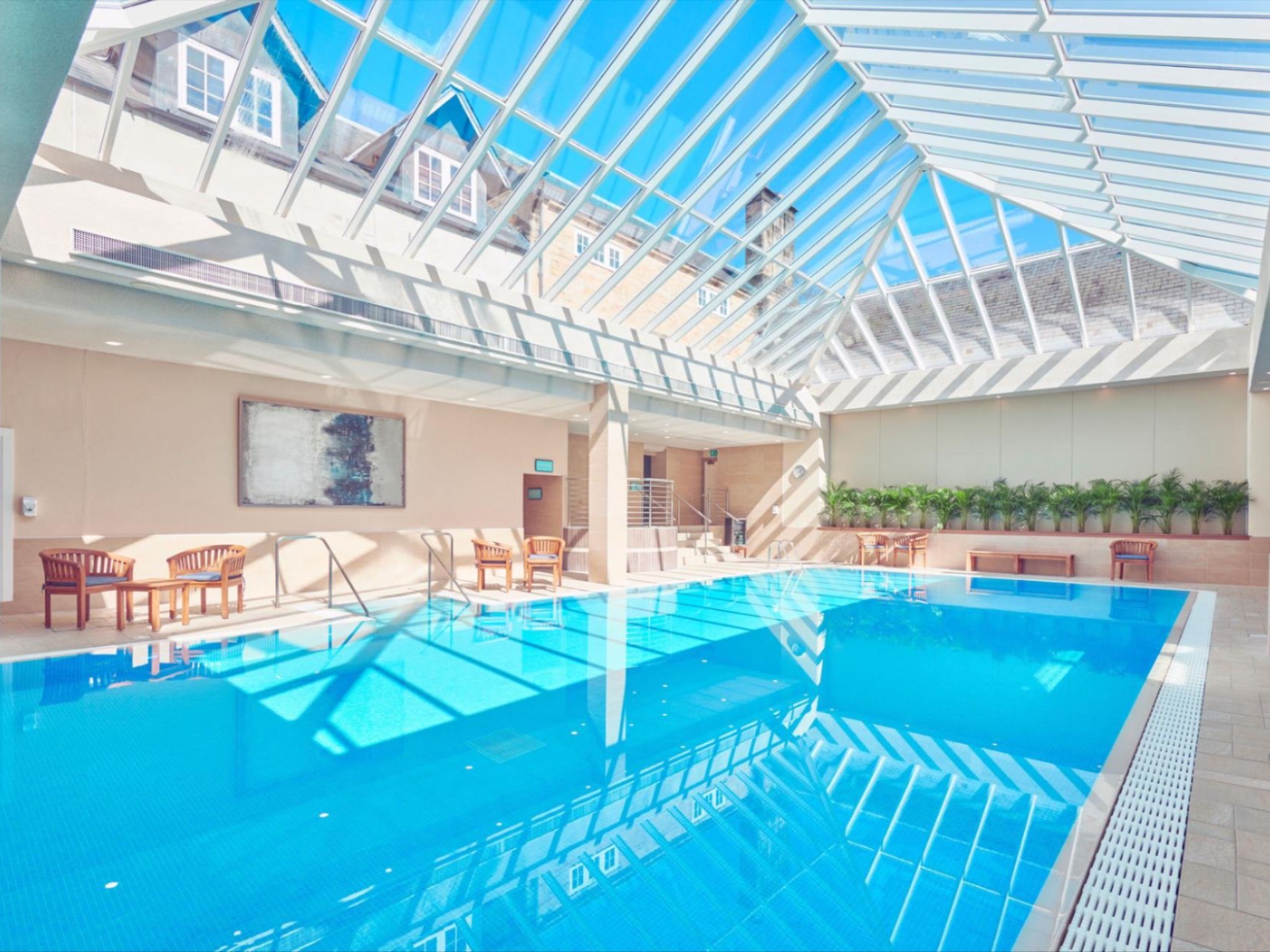 Swimming Pool with skylight