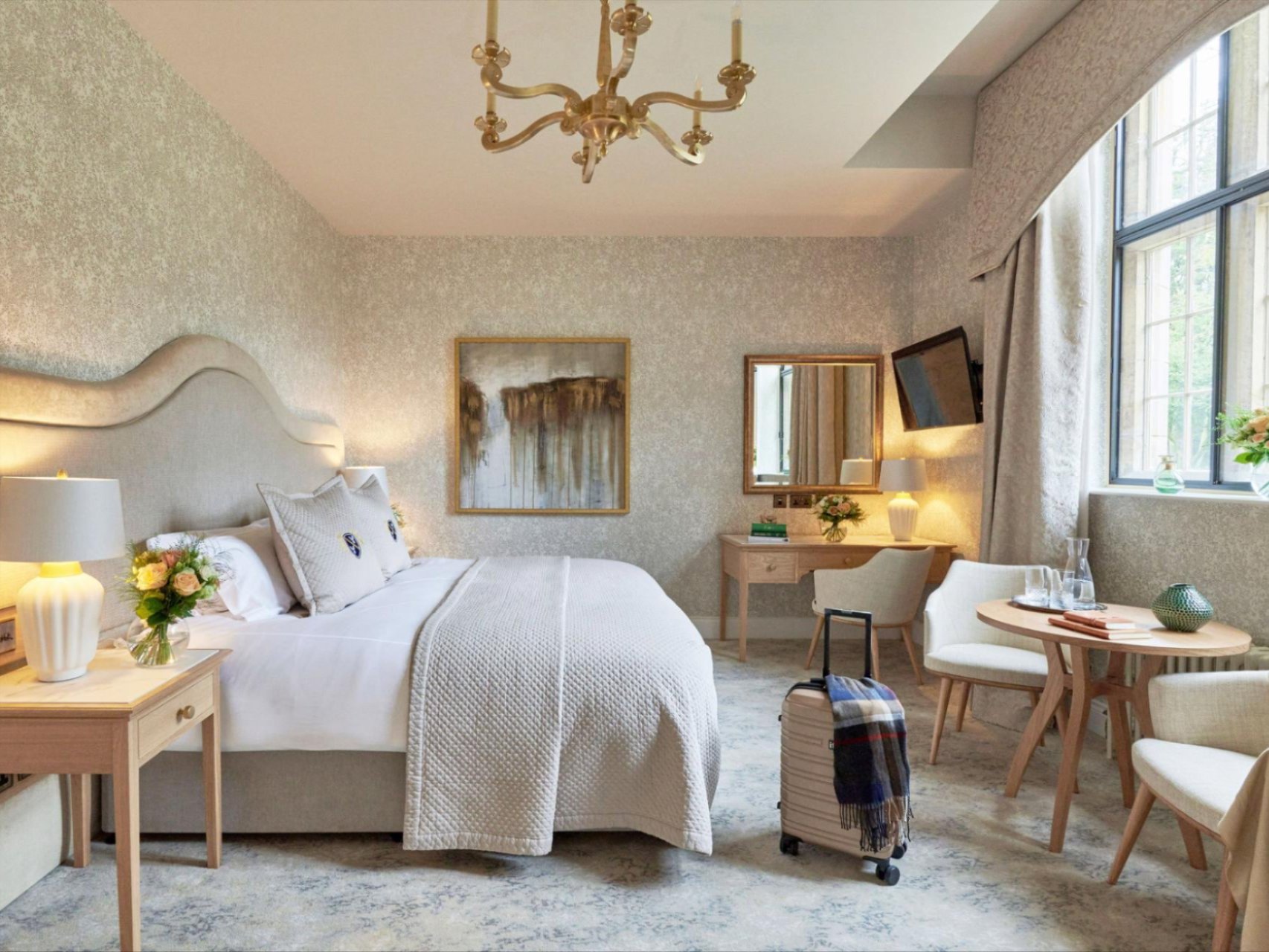 Bedroom at Matfen Hall