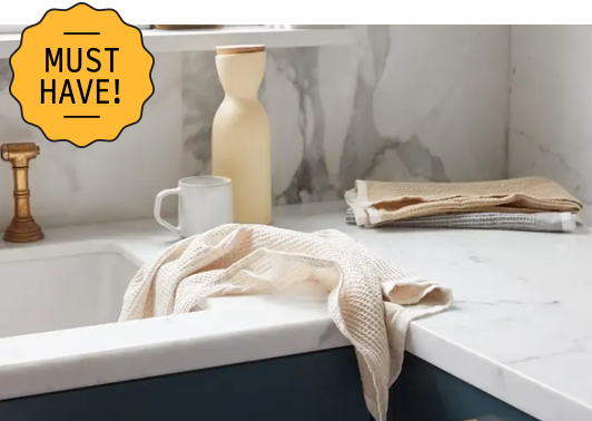 These Gorgeous Dish Towels Are Stylish, Super Absorbent, and the Chicest Addition to My Kitchen