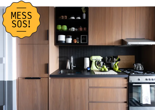 The $30 Trash Can Hack That Takes Up No Space in Your Kitchen