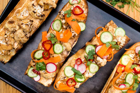 Open-Faced Cauliflower Banh Mi