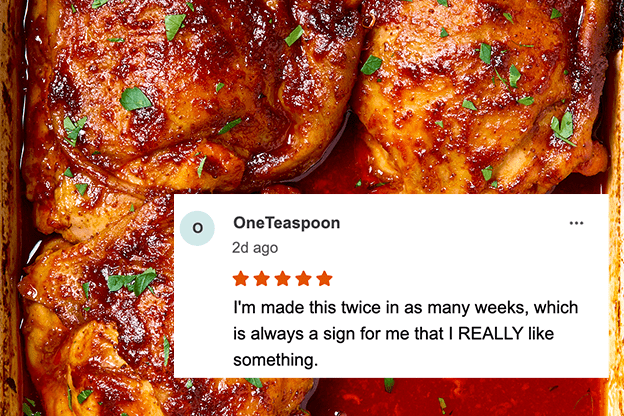 4-Ingredient Harissa Orange Chicken Thighs