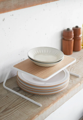 The Super Chic Organizing Find That Instantly Doubled the Space in My Tiny Kitchen Cabinets