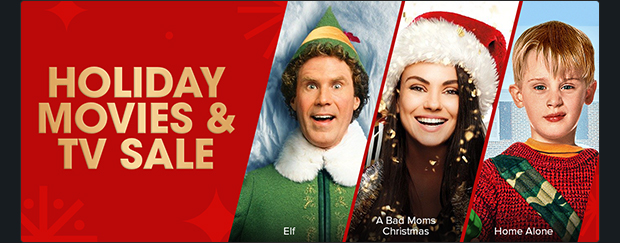 HOLIDAY MOVIES & TV SALE