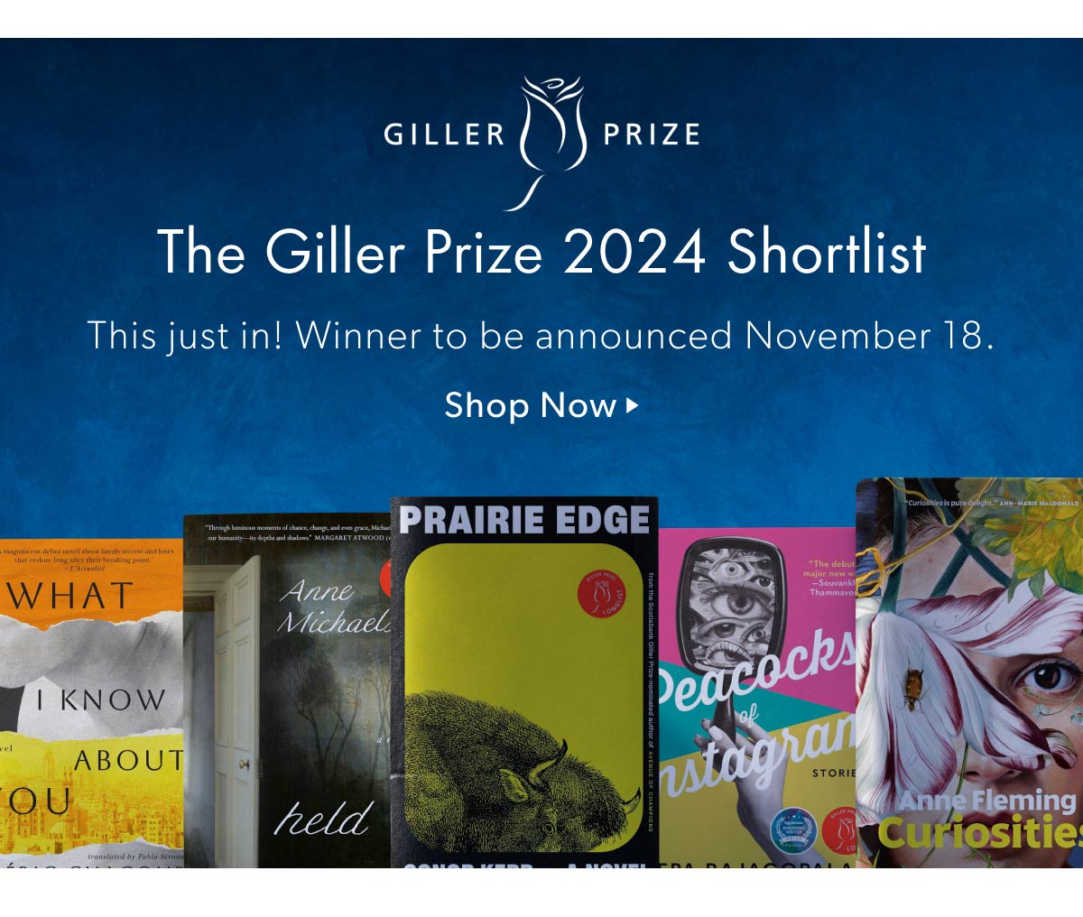 Giller Prize 2024 Shortlist
