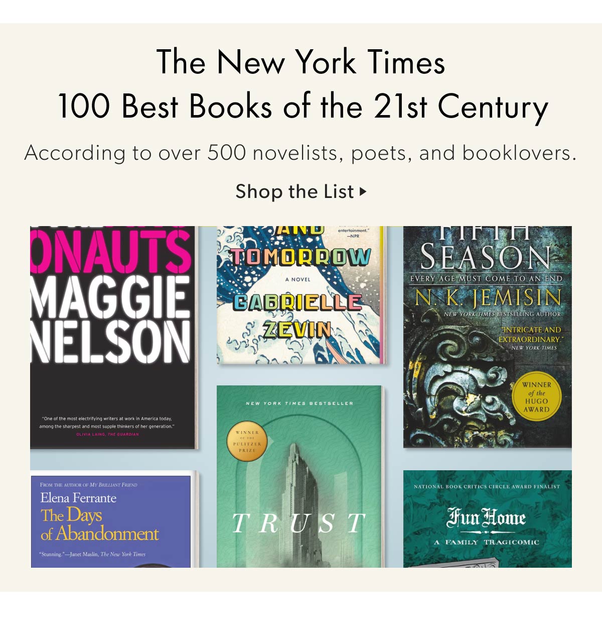 The New York Times 100 Best Books for the 21st Century