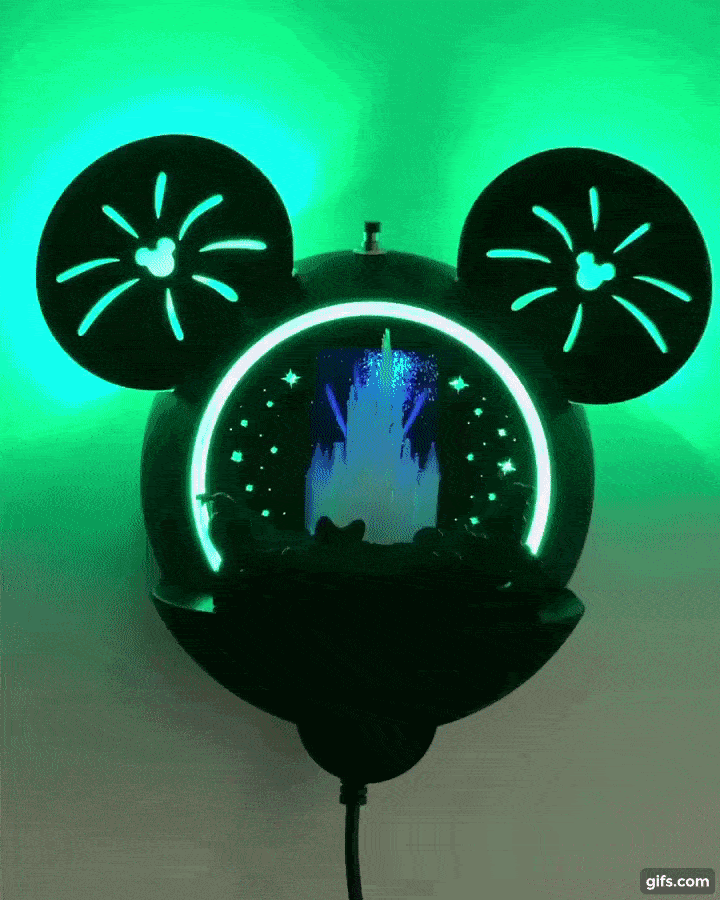 LCD Fireworks Display Gif