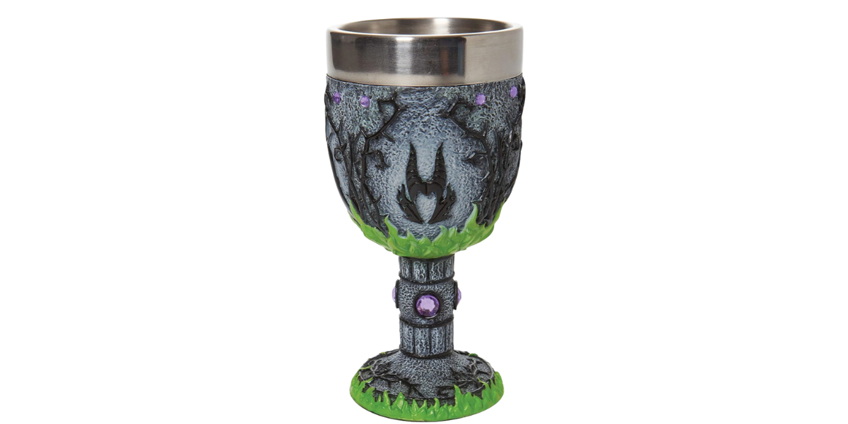Enesco Disney Showcase Sleeping Beauty Maleficent Decorative Chalice Goblet, 7.09 Inch, Multicolor
