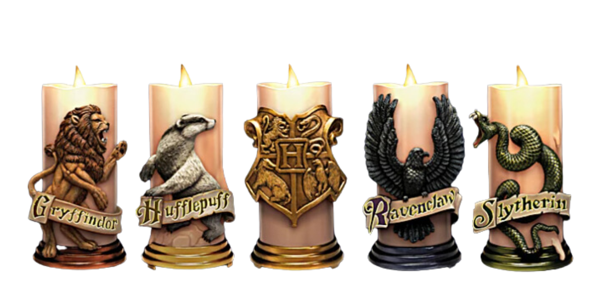 HARRY POTTER HOGWARTS House Flameless Candle Collection