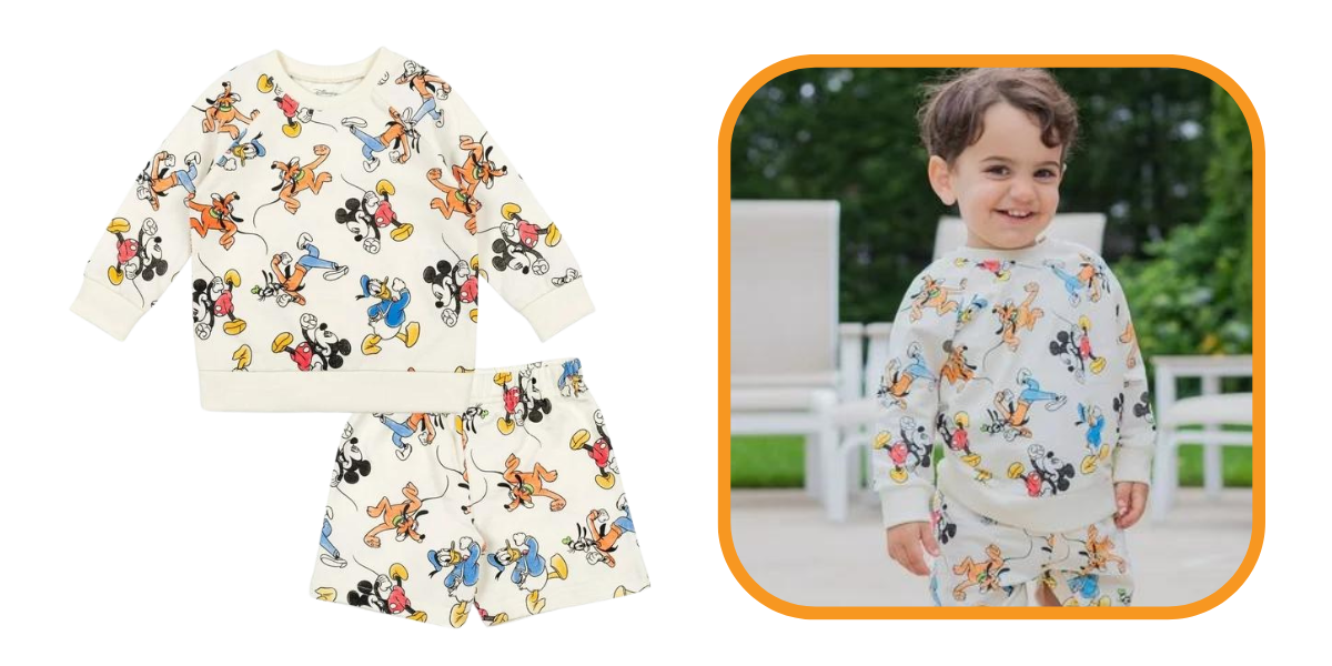 Disney Mickey Mouse Goofy Donald Duck Infant Baby Boys French Terry Sweatshirt and Shorts Newborn to Toddler Disney Mickey Mouse Goofy Donald Duck Infant Baby Boys French Terry Sweatshirt and Shorts Newborn to Toddler