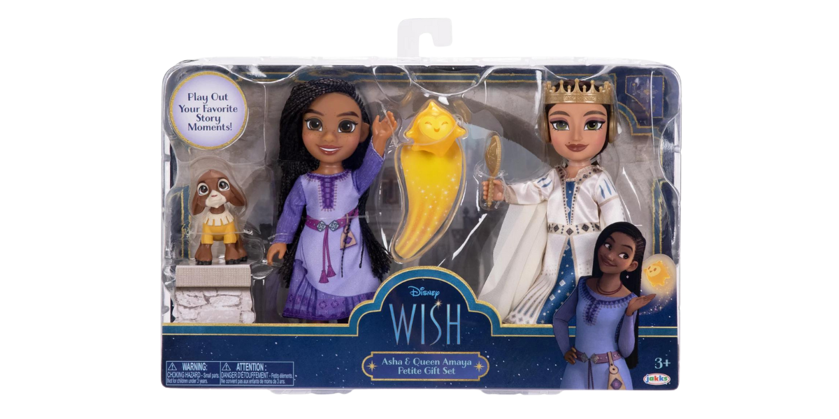 Disney Wish Asha & Queen Amaya 6 inch Petite Doll Gift Set Disney Wish Asha & Queen Amaya 6 inch Petite Doll Gift Set