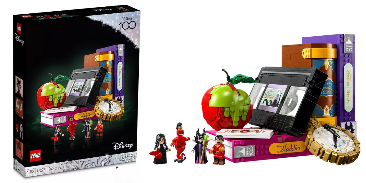 LEGO Disney Villain Icons for Disney 100th Anniversary LEGO Disney Villain Icons for Disney 100th Anniversary