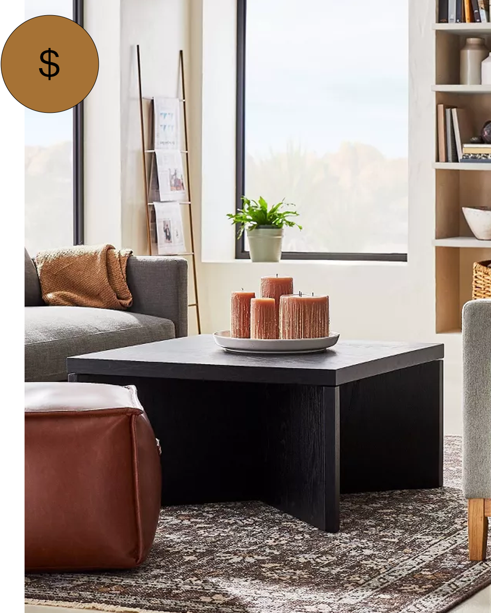 River Heights Square Wood Coffee Table