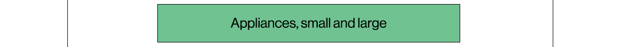 Appliances, small and large