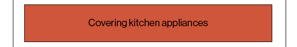 Covering kitchen appliances 