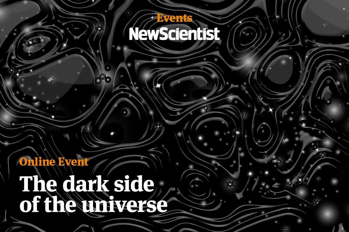 Online event: The dark side of the universe. Image links to event.