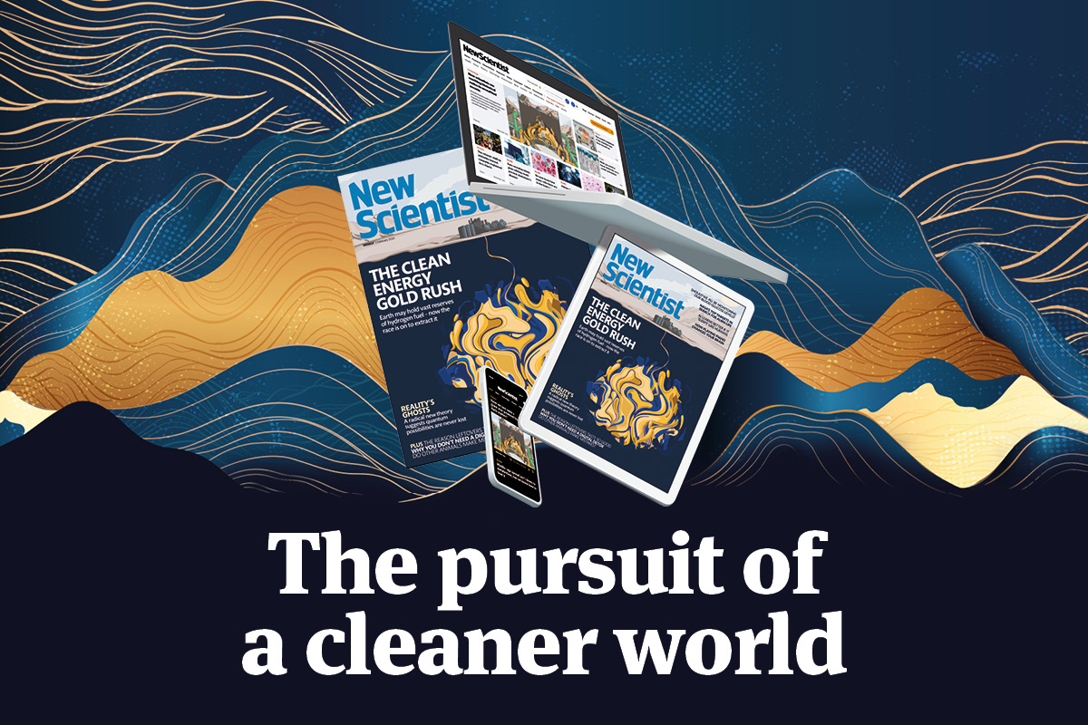 The pursuit of a cleaner world. Image links to offer.