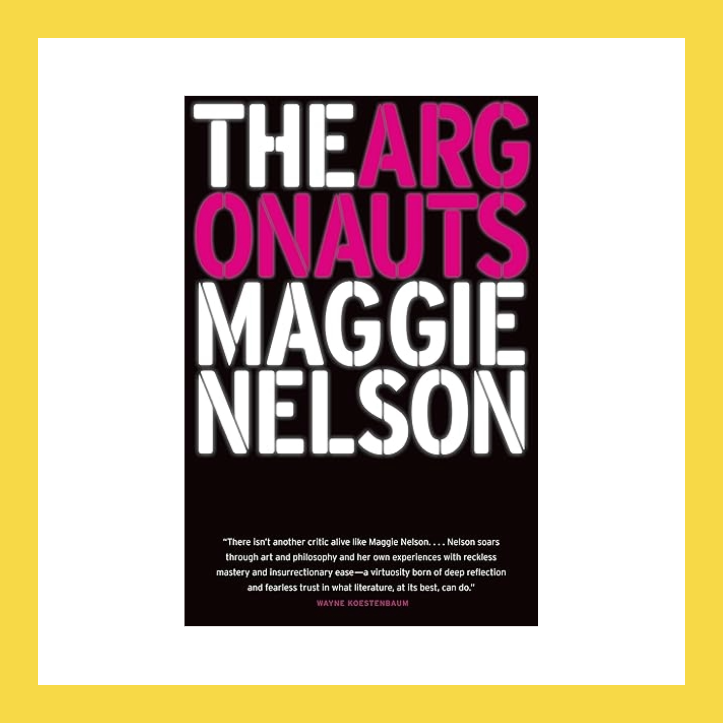 'The Argonauts' by Maggie Nelson
