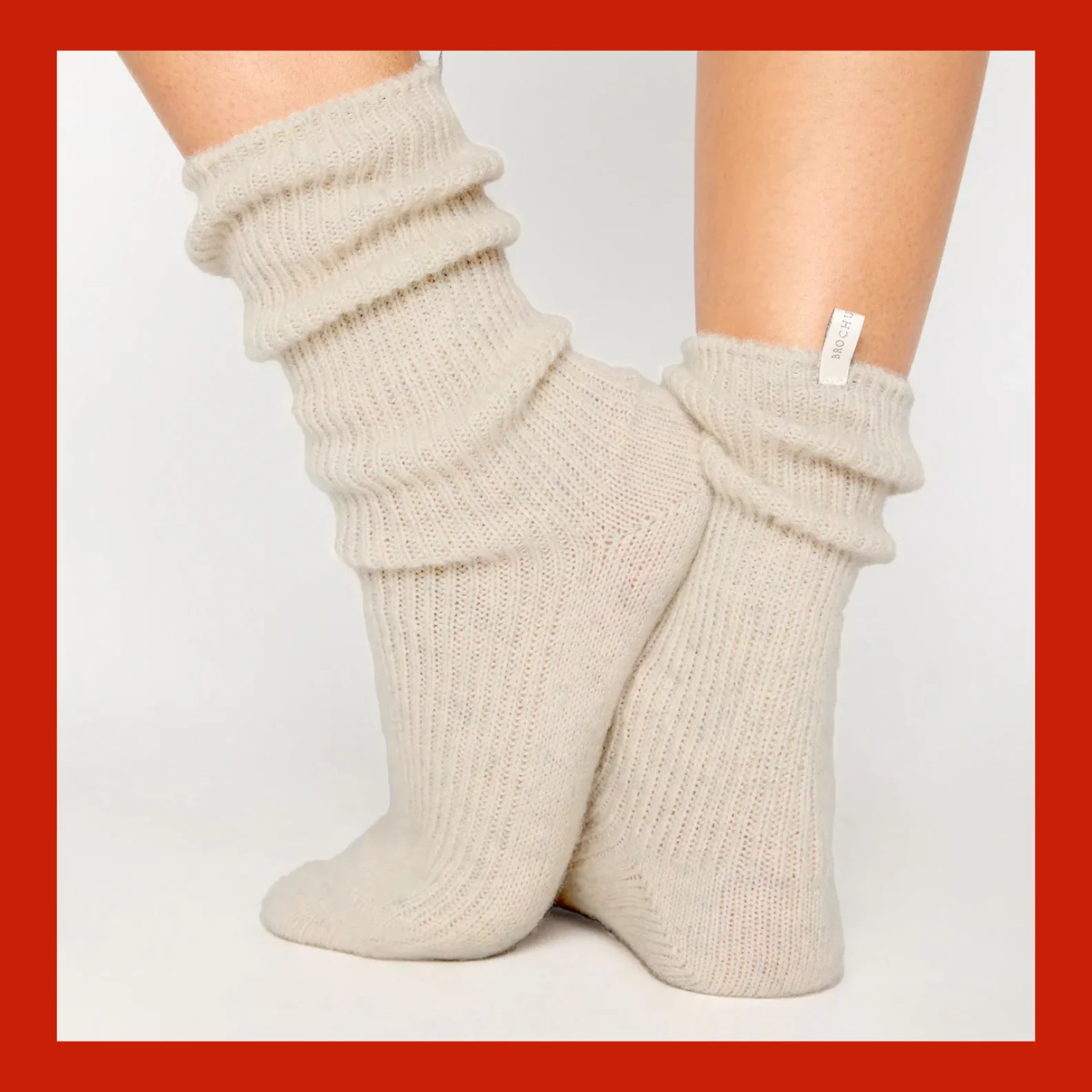 Brochu Walker Ribbed Cashmere Socks