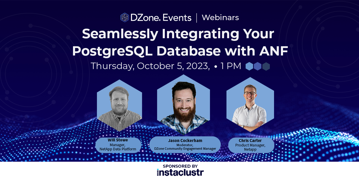 Seamlessly Integrating Your PostgreSQL Database with ANF Seamlessly Integrating Your PostgreSQL Database with ANF