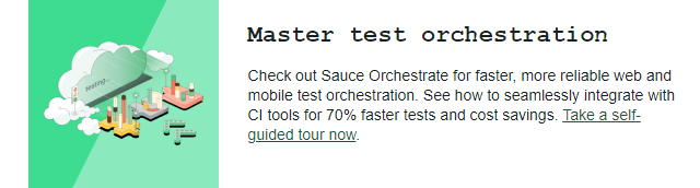 Master test orchestration