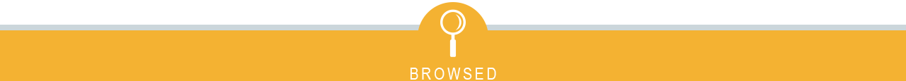 A magnifying glass with the copy, “BROWSED.”