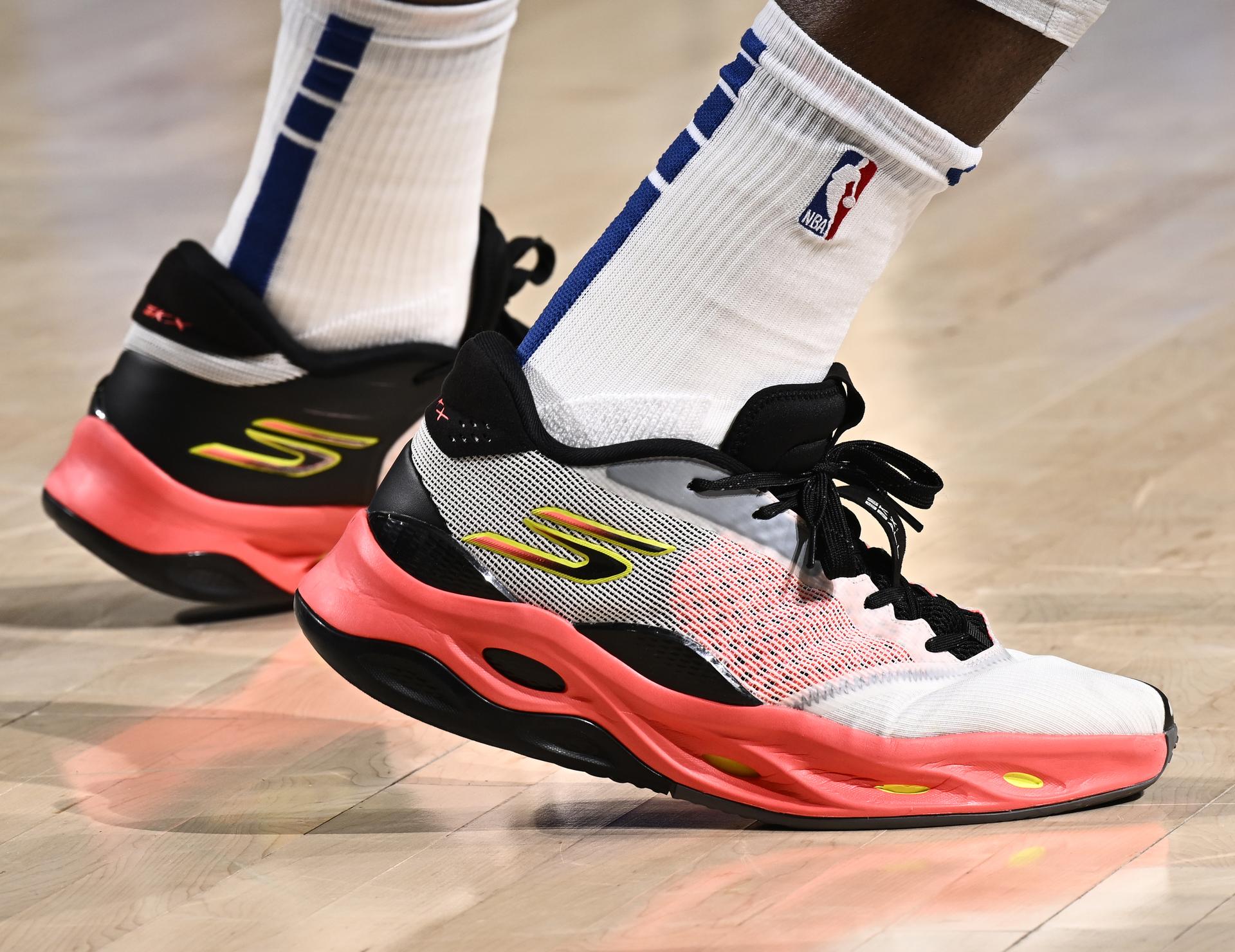 Embiid debuted with Skechers in the brand’s SKX Float model.