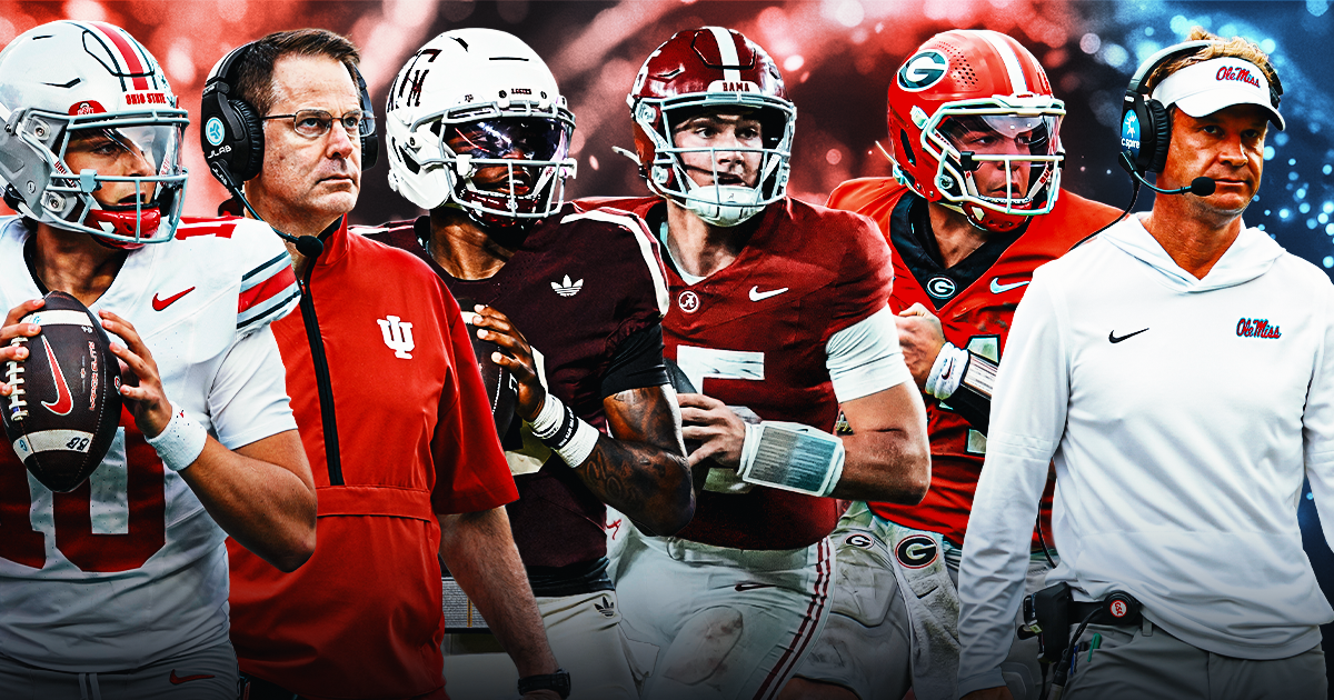 Julian Sayin, Curt Cignetti, Marcel Reed, Ty Simpson, Gunner Stockton, Lane Kiffin