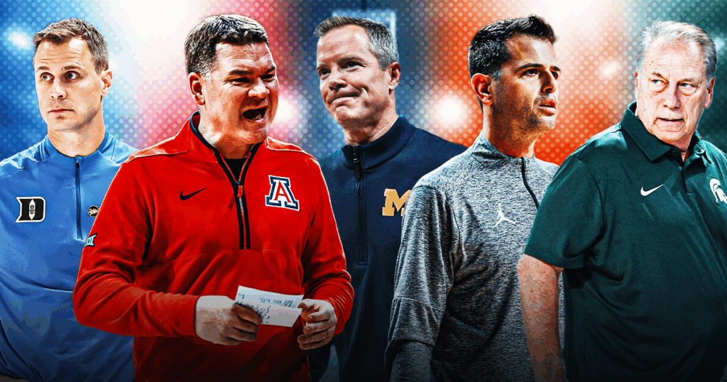 Jon Scheyer, Tomy Lloyd, Dusty May, Todd Golden, Tom izzo