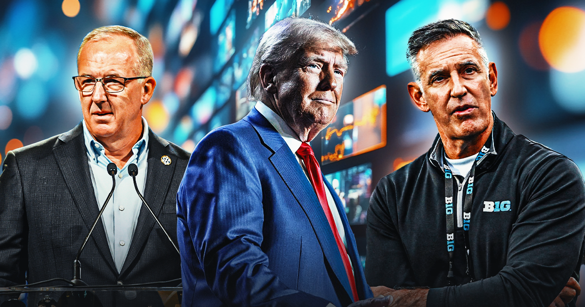 Greg Sankey, Donald Trump, Tony Pettiti