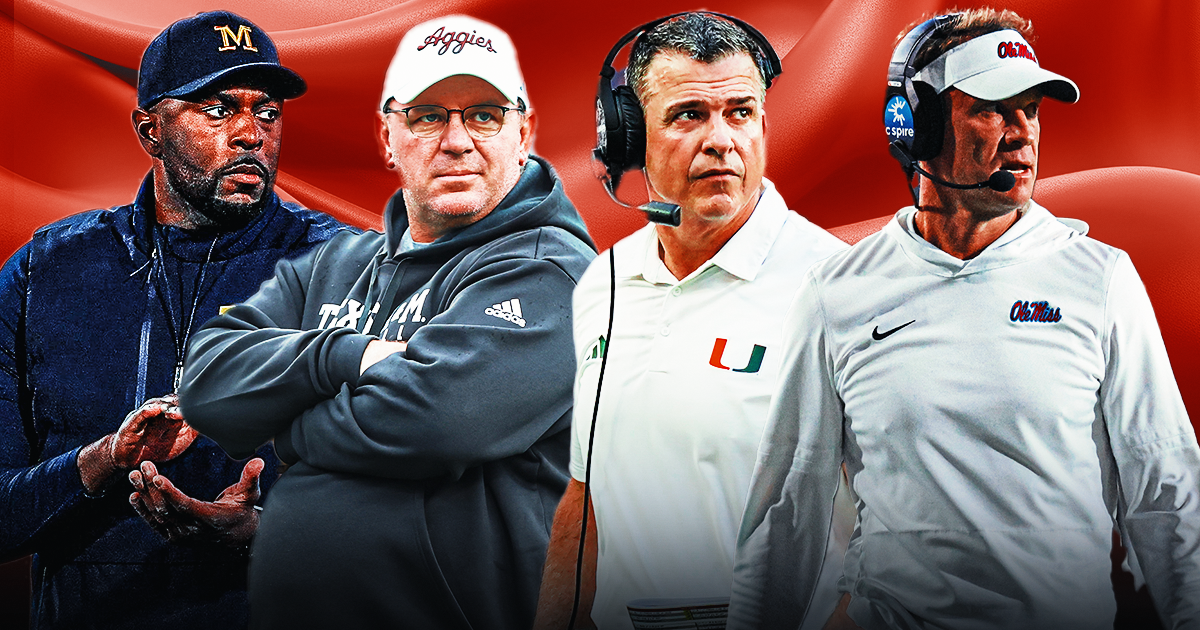 Sherrone Moore, Mike Elko, Mario Cristobal, Lane Kiffin