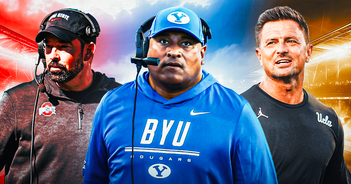 Ryan Day, Kalani Sitake, Bob Chesney