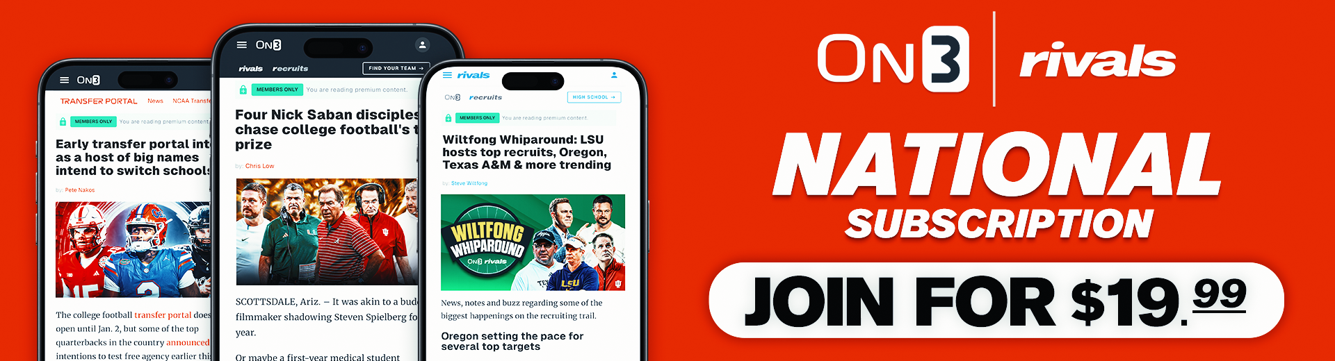 On3 | Rivals National Subscription