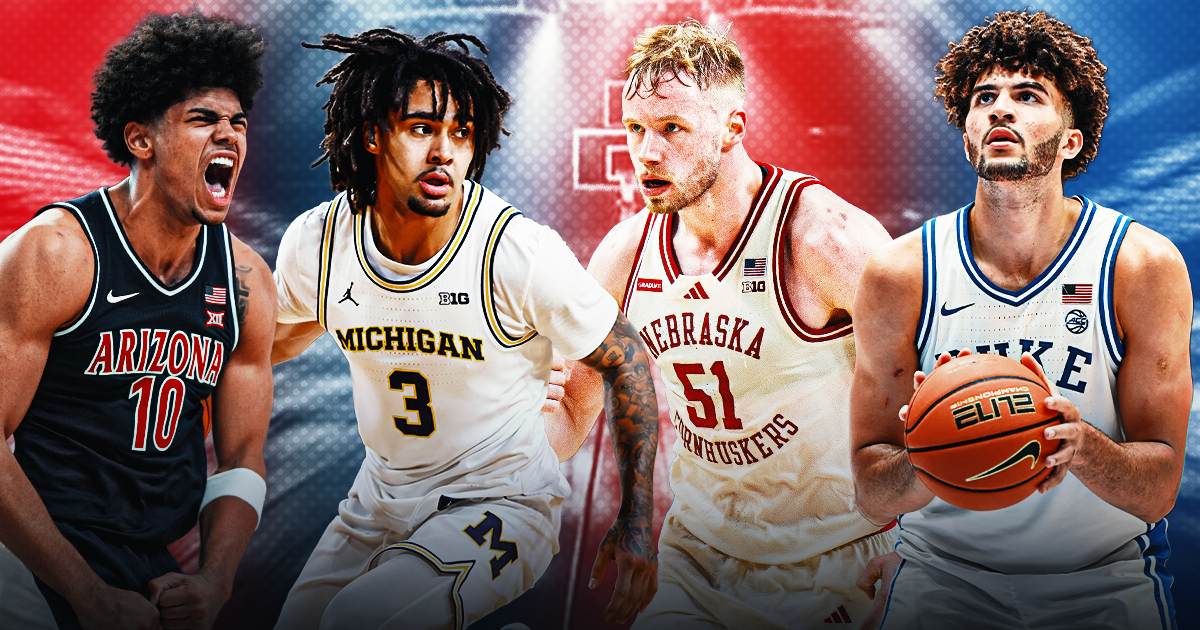 Koa Peat, Elliot Cadeau, Rienk Mast, and Cameron Boozer