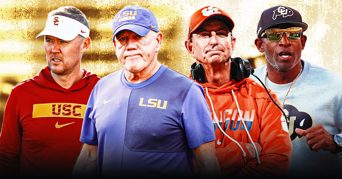 Lincoln Riley, Brian Kelly, Dabo Swinney, Deion Sanders Lincoln Riley, Brian Kelly, Dabo Swinney, Deion Sanders