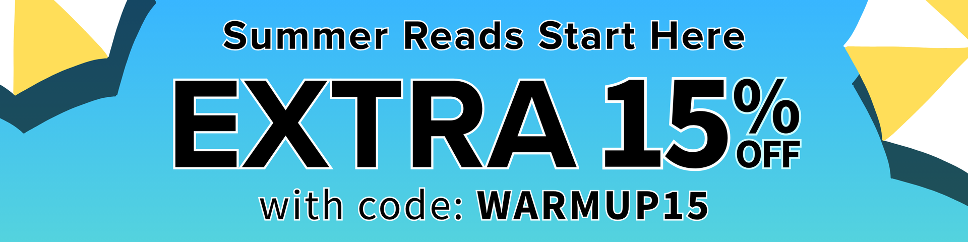 Shop the Sale - extra 15% off with WARMUP15