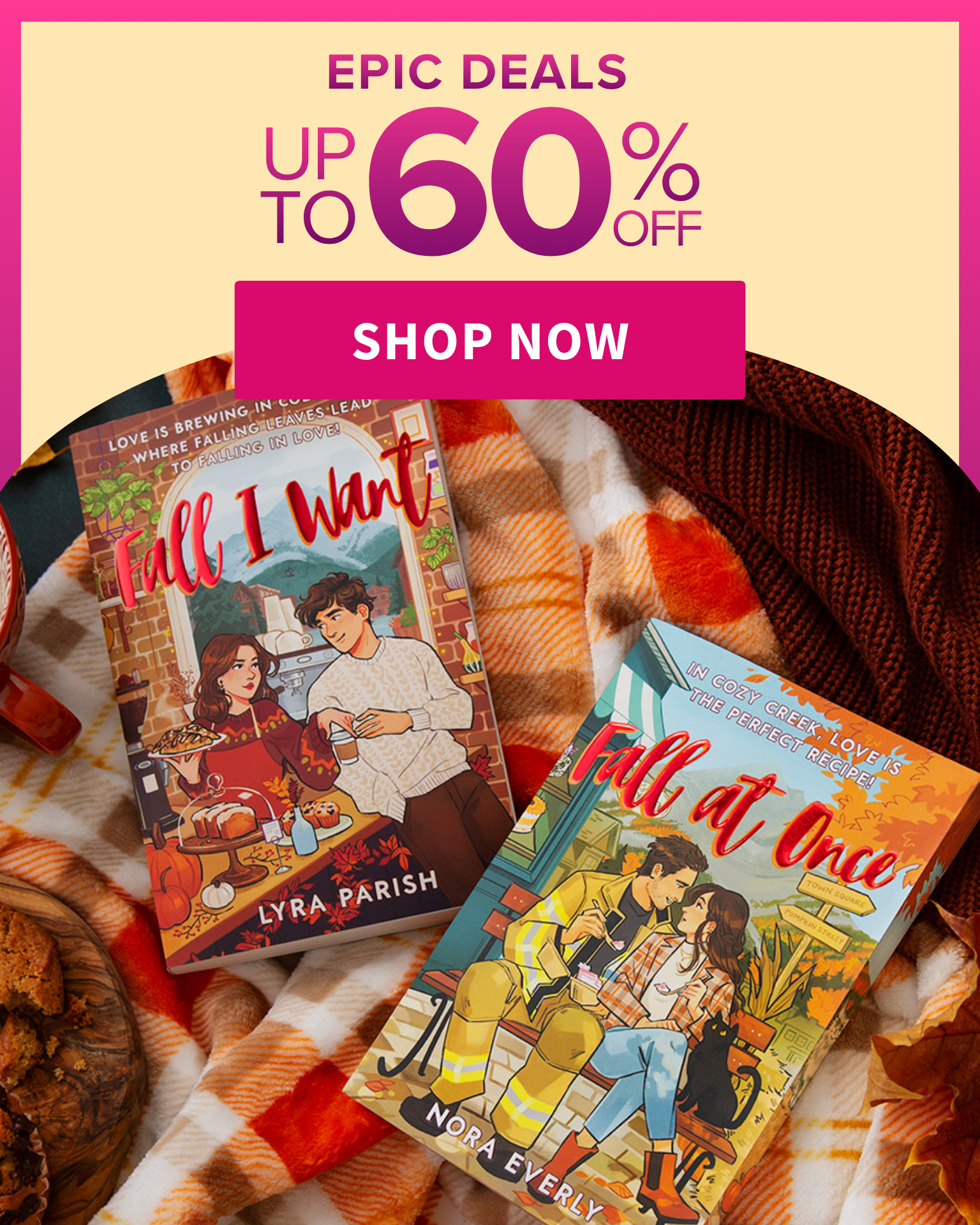 Save up to 60% off!