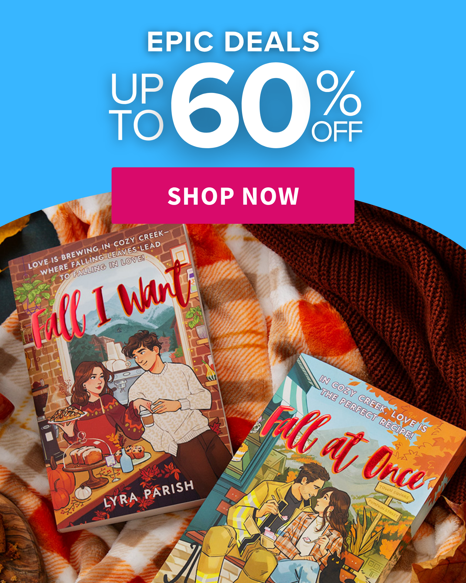 Save up to 60% off!