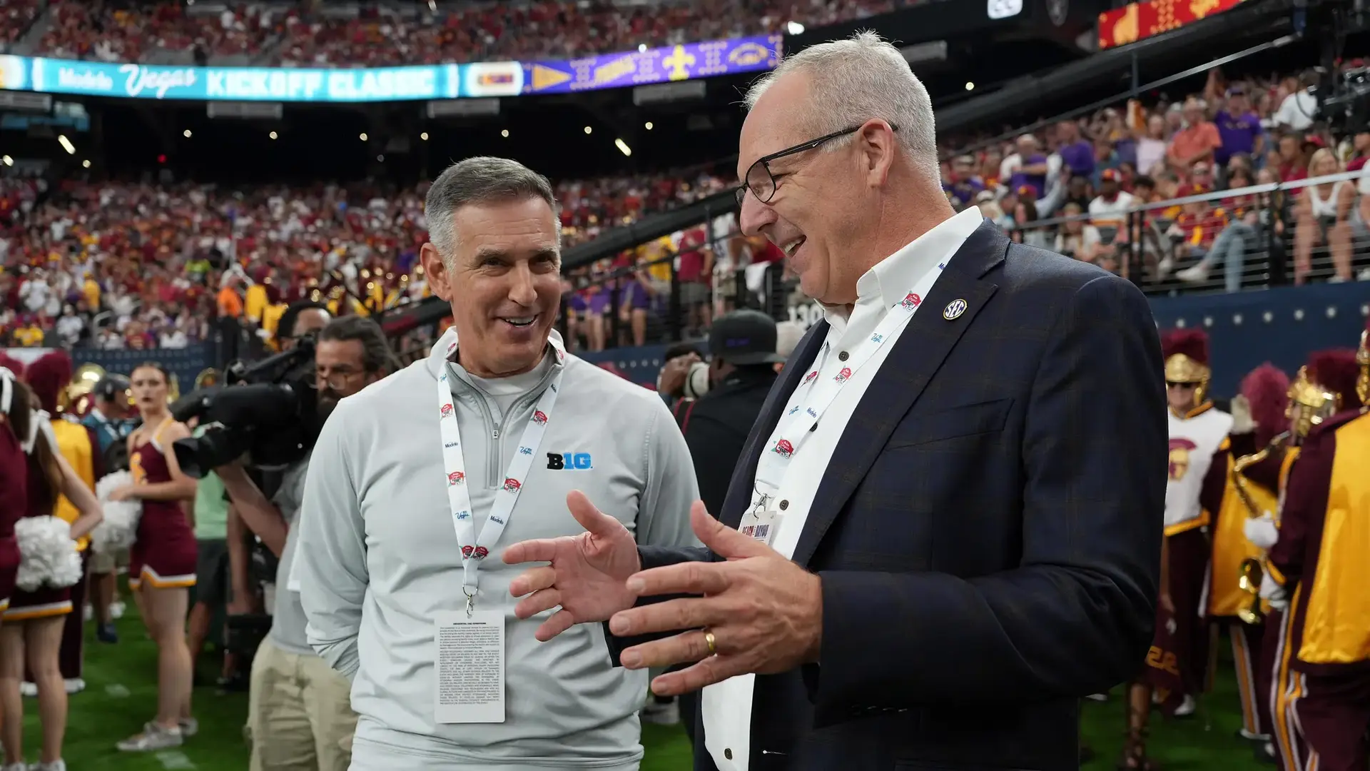 Tony Petitti and Greg Sankey Tony Petitti and Greg Sankey