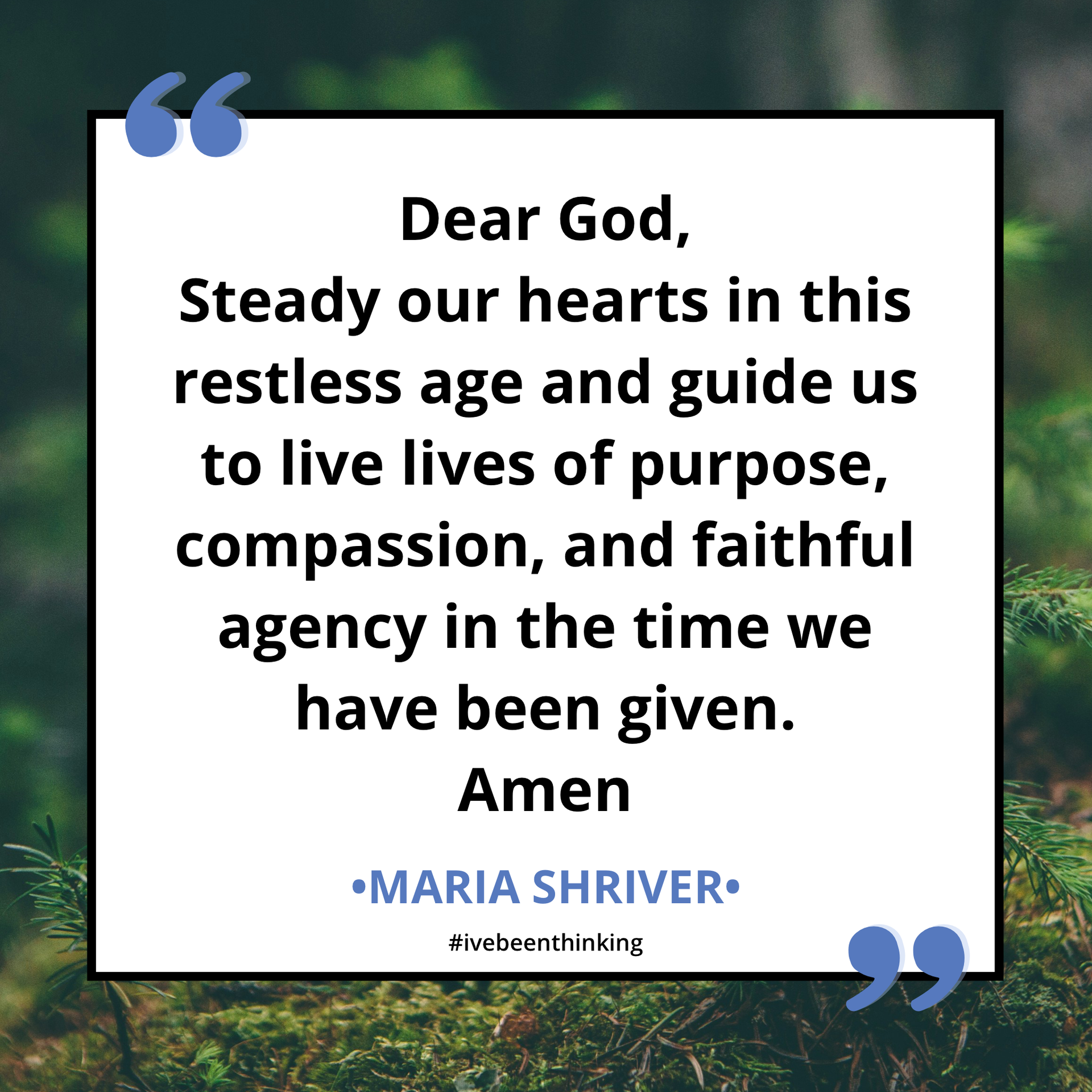 Prayer of the week 