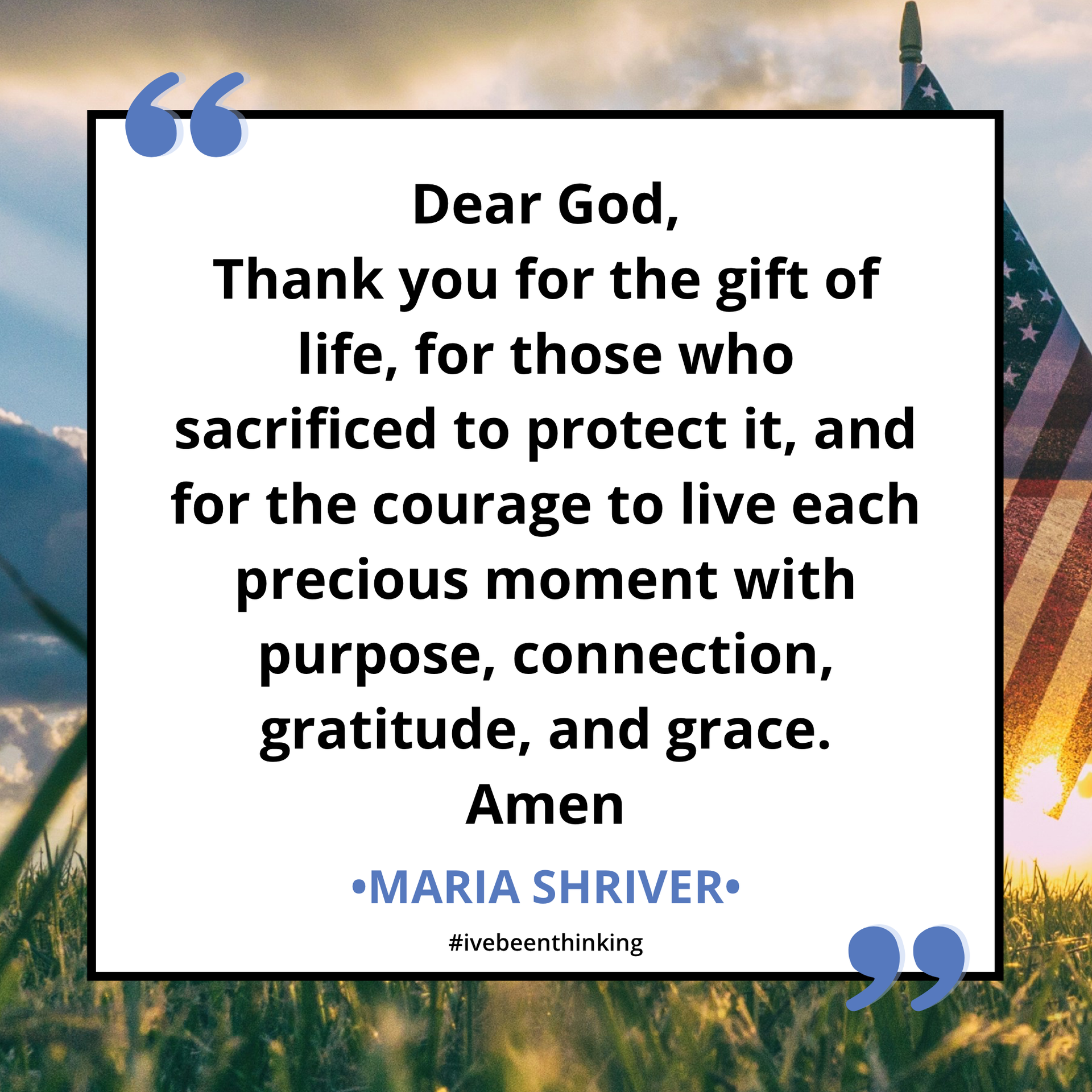 Prayer of the week 