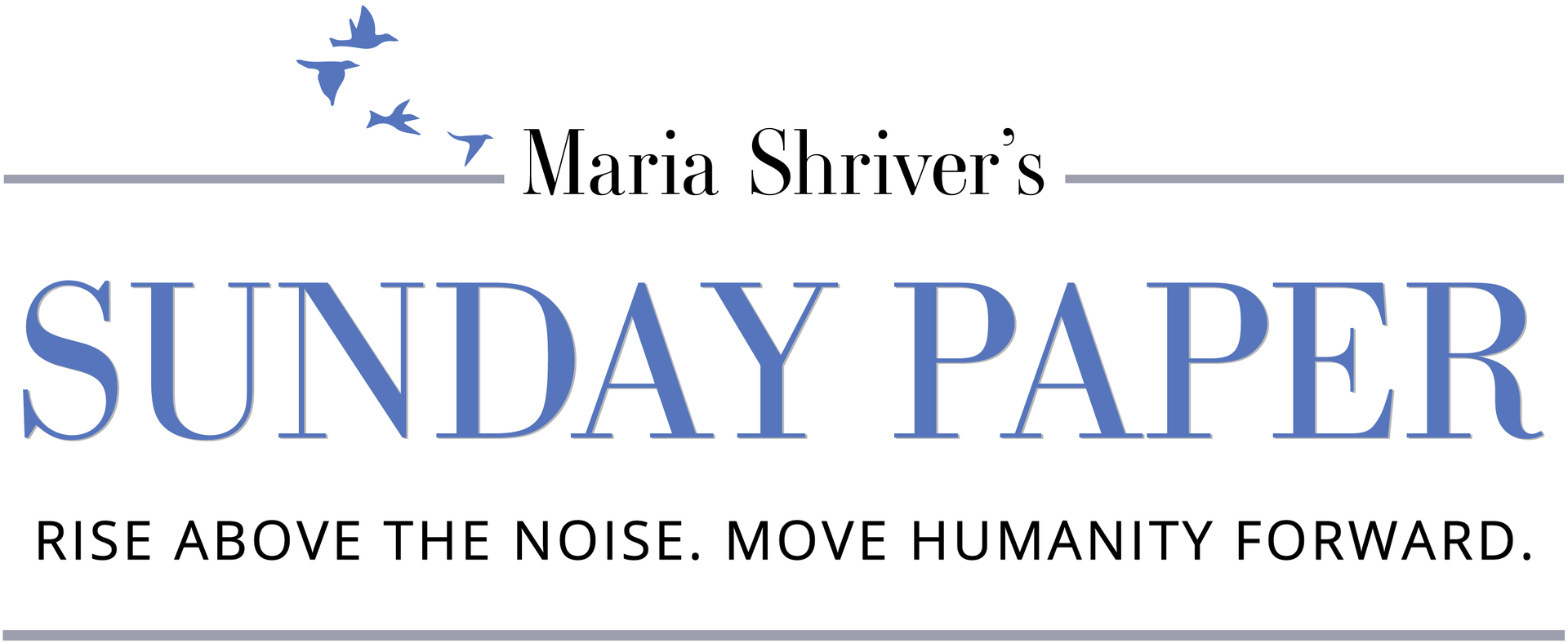 Maria Shriver's Sunday Paper