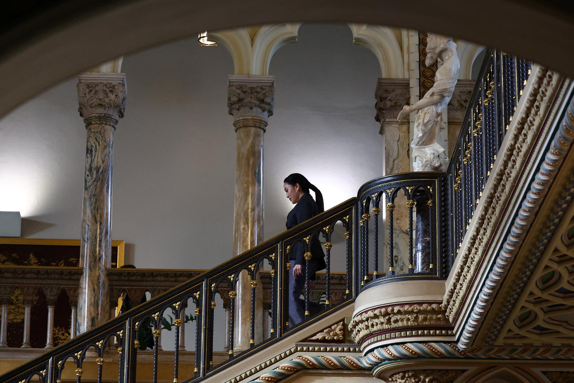 Thailand's Paetongtarn Shinawatra at Government House in Bangkok