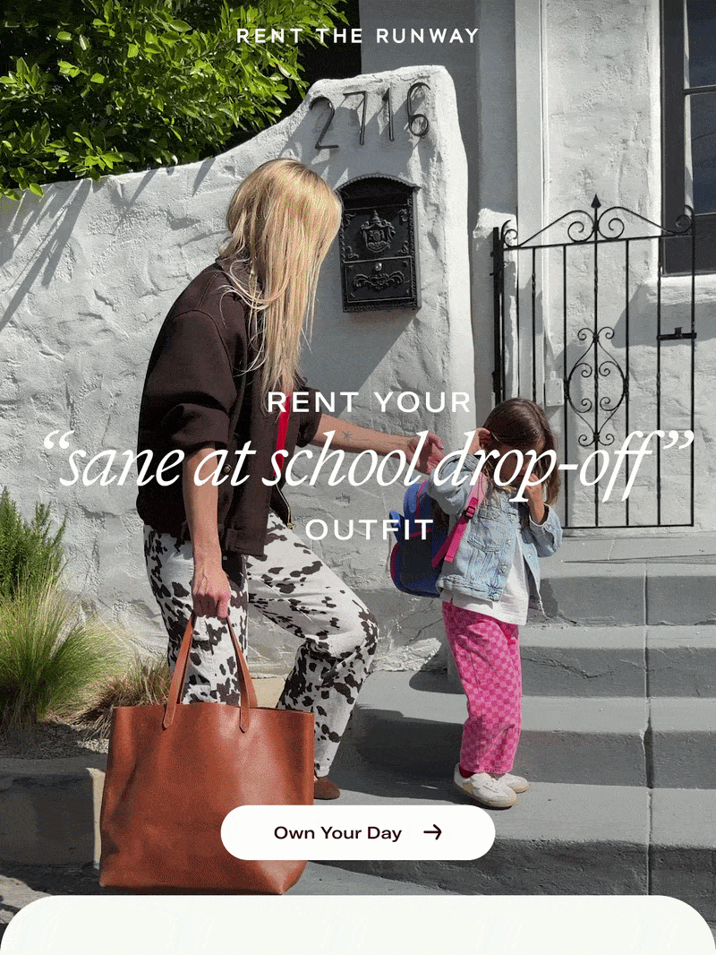 “sane at school drop-off”