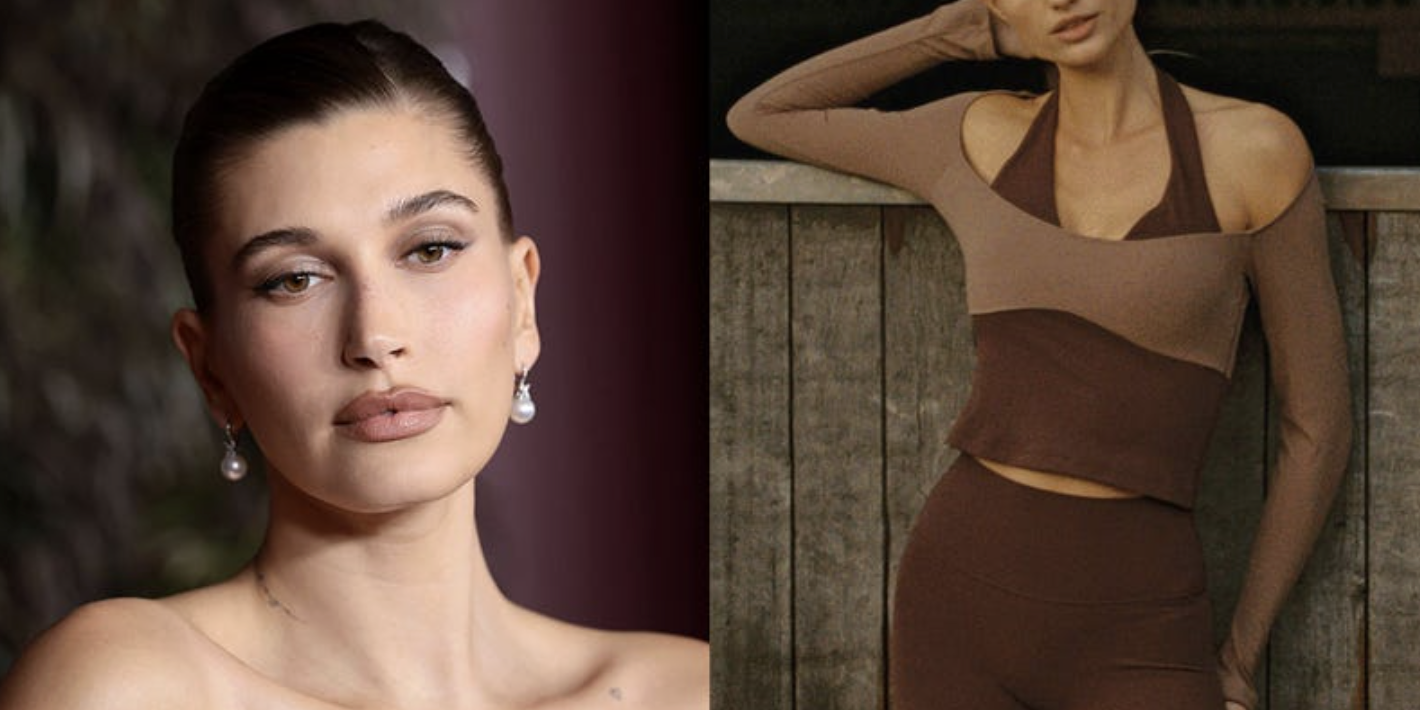 hailey bieber activewear top