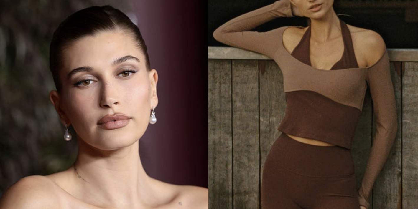 hailey bieber activewear top