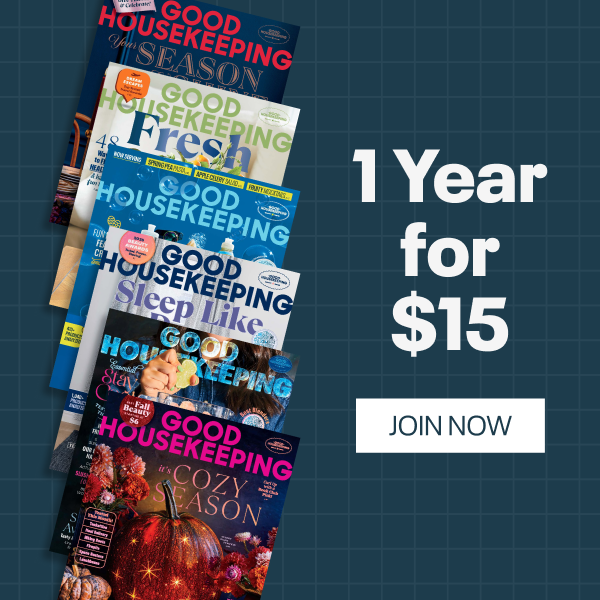 Unlock 1 year of Good Housekeeping magazine for $15.