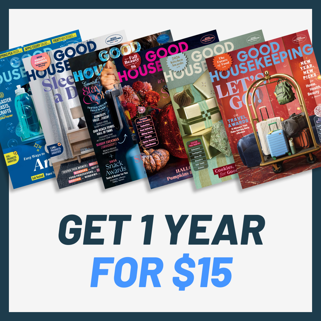 Get 1 year of Good Housekeeping for $15
