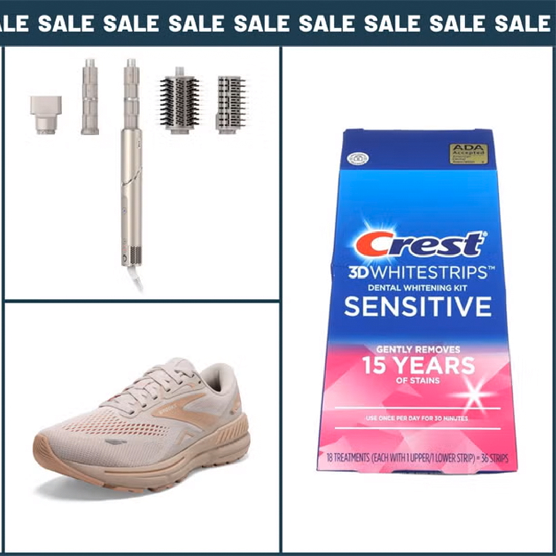 collage of products